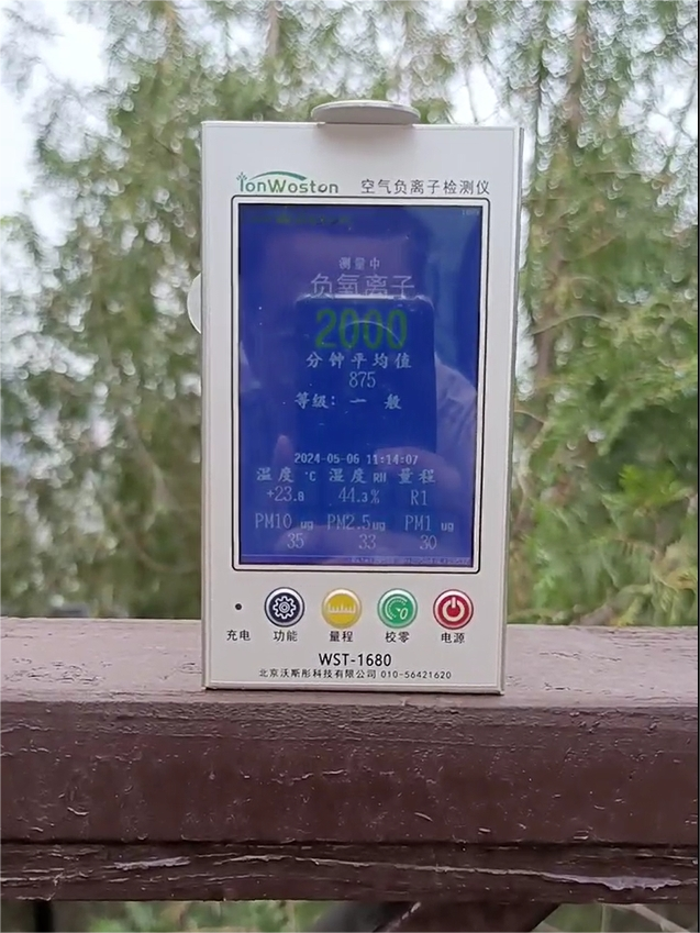 茂嶺山山頂負(fù)氧離子含量.png